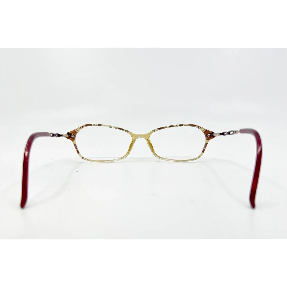 Clearvision Eyeglass Frames Womens Gold Red Jacqueline II 53-15-130 31630